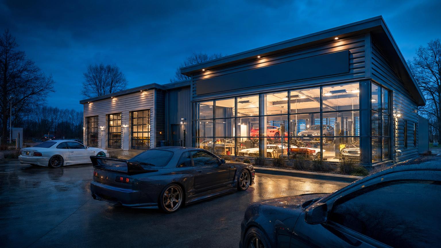 抖阴修车改装公司门店